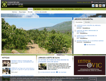 Tablet Screenshot of agro-alimentarias.coop